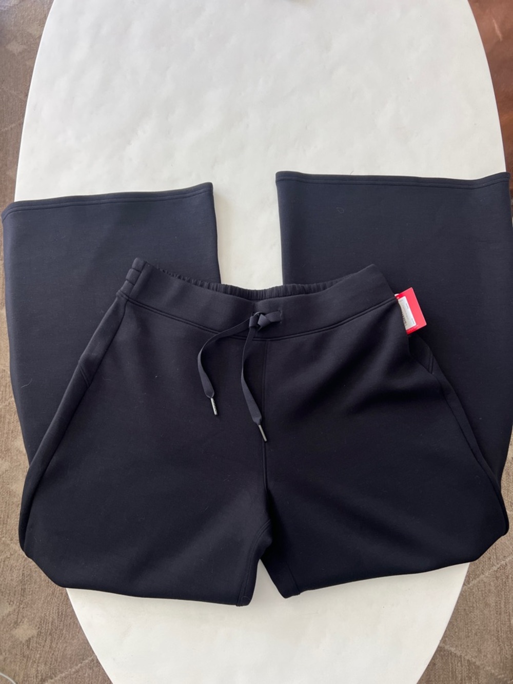 NWT SPANX AirEssentials Wide Leg Pant in Very Black - Large Petite $118 - Picture 4 of 5